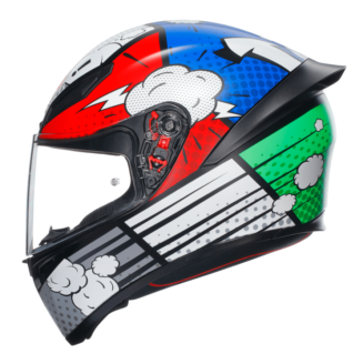AGV K1-S Bang Matt Italy Blue Full Face Motorcycle Helmet