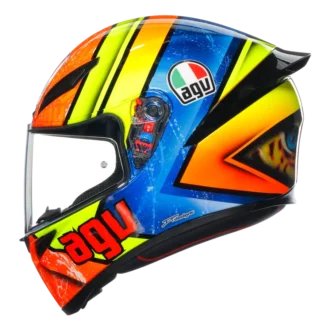 AGV K1-S Izan Orange Blue Yellow Full Face Motorcycle Helmet