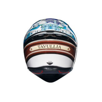 AGV K1-S Rossi Winter Test 2017 White Blue Full Face Motorcycle Helmet - Image 2