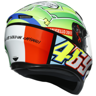 AGV K3 SV Rossi Mugello 2017 Full Face Motorcycle Helmet - Image 7