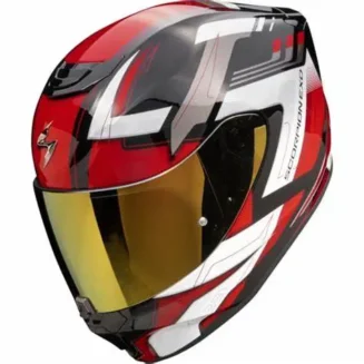 Scorpion EXO 391 Captor Black Red Full Face Motorcycle Helmet