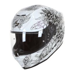 Scorpion EXO 391 Dream White Chameleon Full Face Motorcycle Helmet