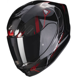 Scorpion EXO 391 SPADA Black Neon Red Full Face Motorcycle Helmet