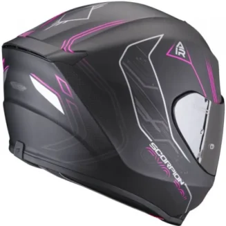 Scorpion EXO 391 SPADA Matt Black Pink Full Face Motorcycle Helmet - Image 3