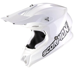 Scorpion VX 16 EVO AIR SOLID White Offroad Motorcycle Helmet