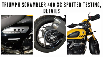 Triumph Scrambler 400 XC Spotted Testing, Details