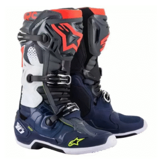 Alpinestars Tech 10 Motocross Boots Dark Grey and Blue