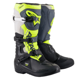 Alpinestars Tech 3 Motocross Boots Black Grey High-Viz Yellow